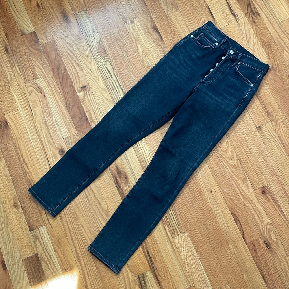 Citizens of Humanity Olivia black stretch denim size 23